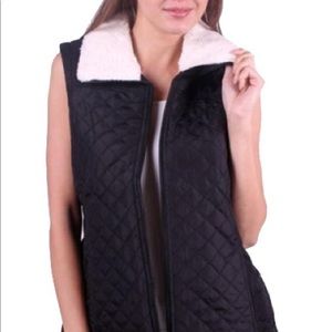 Navy ambiance puffer vest